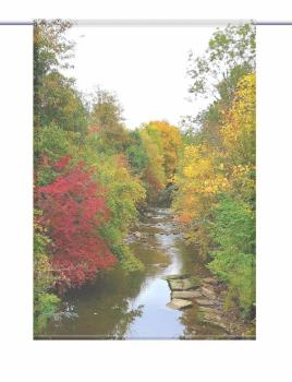 Preview: Scheibenhänger Herbstbach maske, eckig